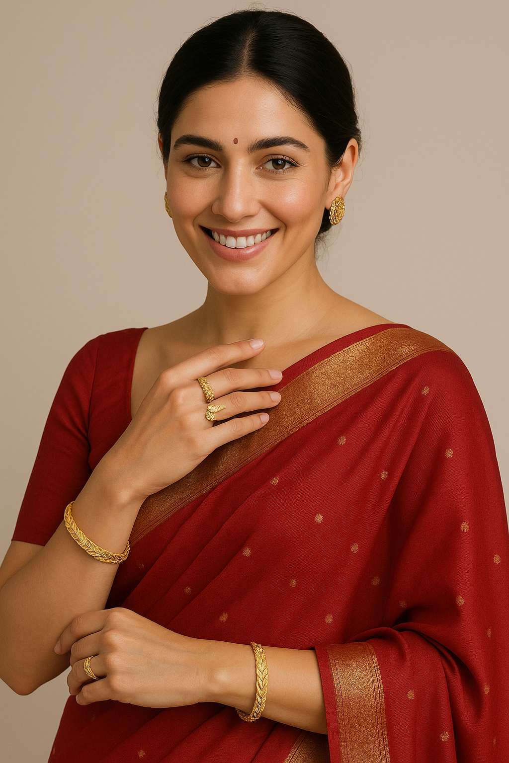 Premium 2K Gold Plated Designer Bangles  – Timeless Charm for Every Occasion