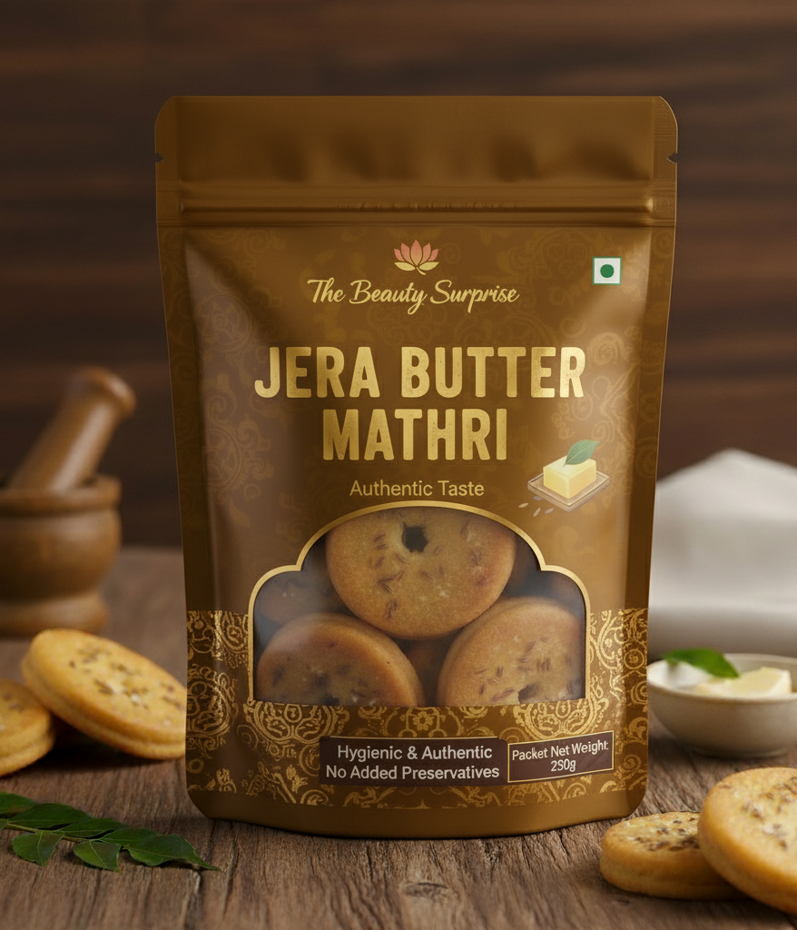Premium Crispy Jera Butter Mathri – Authentic Desi Snack | Made with Pure Butter”